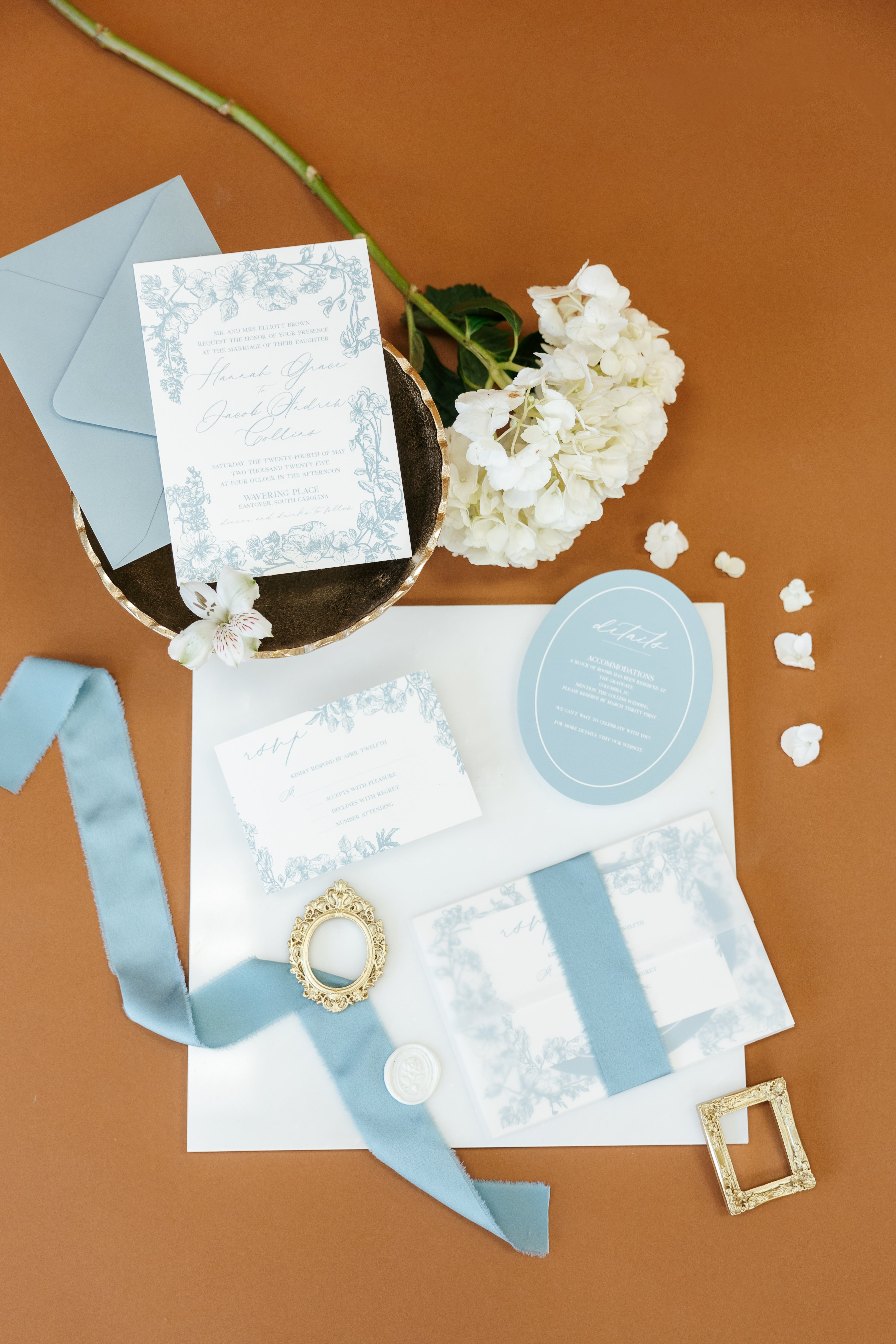 The Dogwood Semi-Custom Invitation Suite