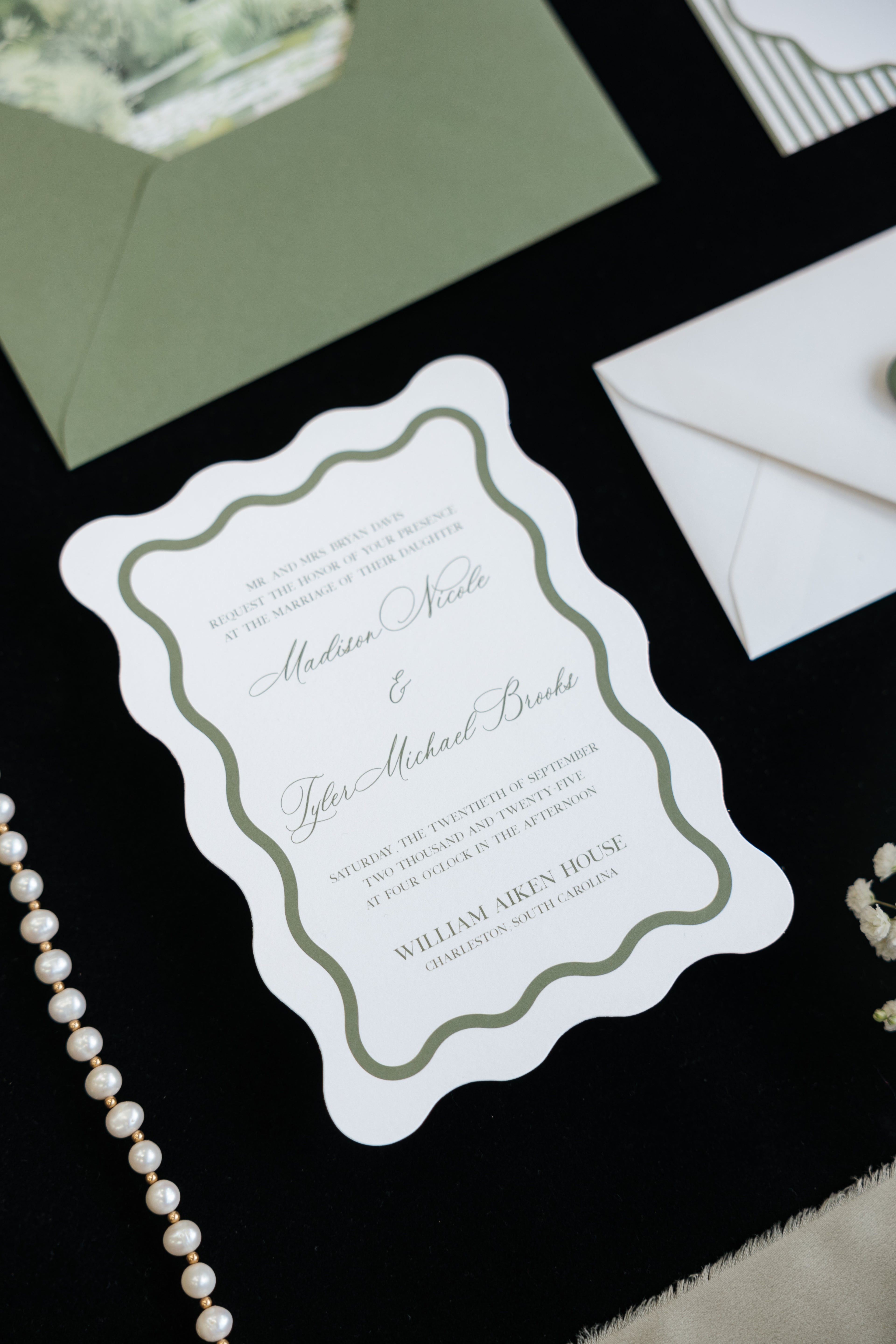 The Willow Semi-Custom Invitation Suite