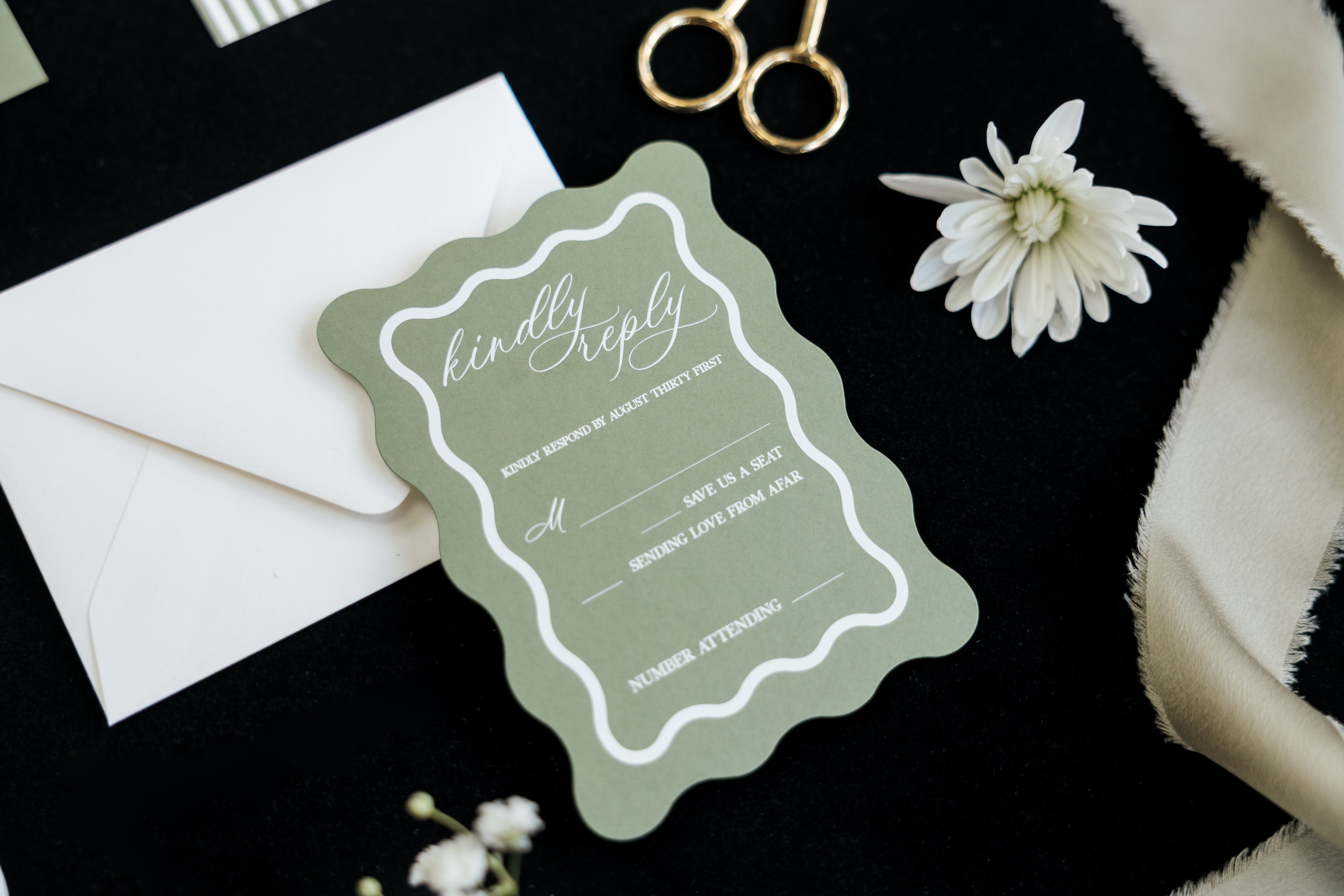The Willow Semi-Custom Invitation Suite