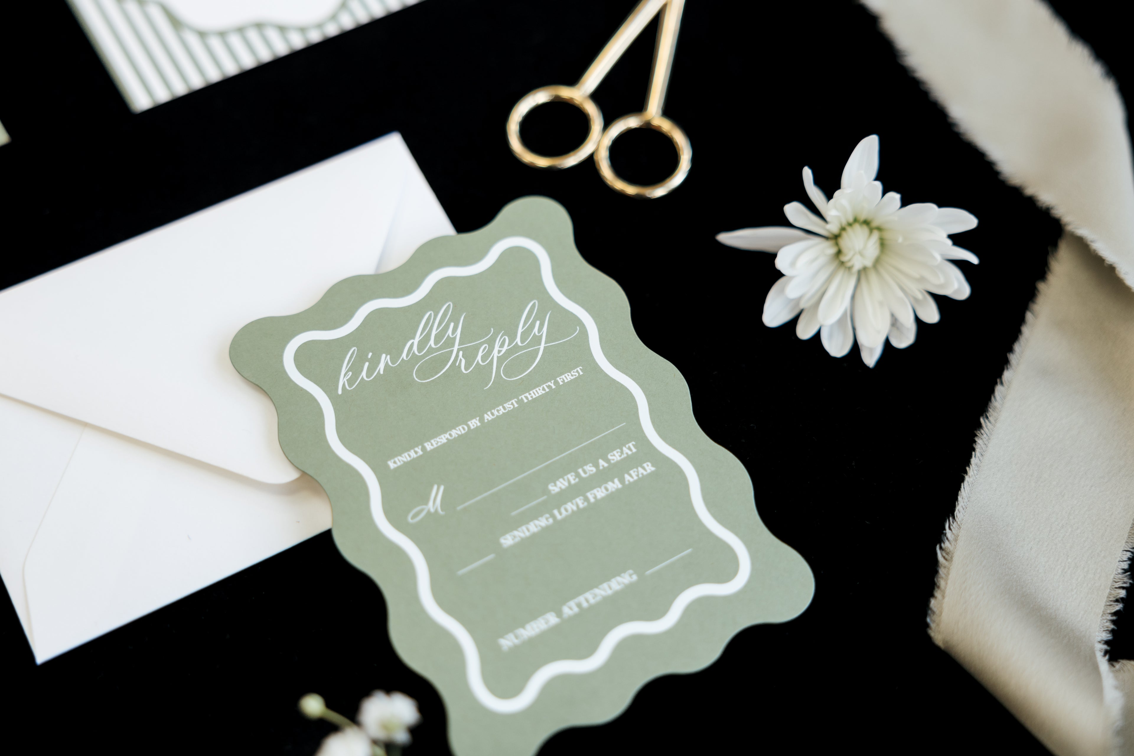The Willow Semi-Custom Invitation Suite